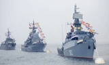 Các tàu của Hạm đội Thái Bình Dương. Ảnh: Tass