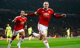 Rooney ghi bàn duy nhất cho đội chủ sân Old Trafford. Ảnh: Reuters.