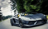 Siêu xe mui trần Aventador Roadster được hãng độ nổi tiếng Mansory tinh chỉnh lại cả về thiết kế và sức mạnh động cơ.