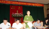 Hội nghị giao ban thông tin báo chí thành ủy Hà Nội được tổ chức định kỳ vào chiều thứ ba hằng tuần. Ảnh: Dũng Nguyễn