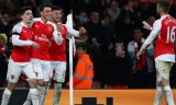 Phong độ chói sáng của Mesut Ozil (thứ hai từ trái sang) giúp Arsenal có chiến thắng nhẹ nhàng trước Bournemouth. Ảnh: Reuters.