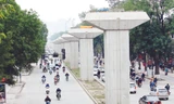  Dự án tuyến đường sắt trên cao Cát Linh - Hà Đông đang thu hút sự quan tâm của dư luận Ảnh: Như Ý