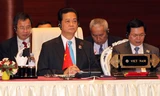 Thủ tướng Nguyễn Tấn Dũng tại Hội nghị cấp cao ASEAN 24. Ảnh: Đức Tâm