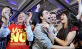 Phong trào ủng hộ liên minh tại Scotland cuối cùng đã chiến thắng. Ảnh: NY Daily News
