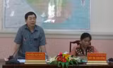 Ông Nguyễn Văn Tuyết phát biểu tại buổi làm việc. Ảnh: Hòa Hội