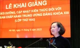 Khai giảng lớp bồi dưỡng, nâng cao nhận thức, trách nhiệm đối với Ủy viên Trung ương 