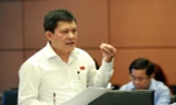 ĐBQH Phạm Phú Quốc khi phát biểu tại phiên họp tổ, đoàn TPHCM