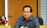 Bộ trưởng Bộ LĐ-TB&XH Đào Ngọc Dung phát biểu tại phiên họp