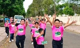 Thiếu nhi Đắk Lắk tham gia chạy bộ 