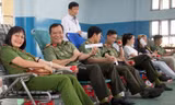 Tuổi trẻ Công an Đắk Lắk xung kích, tiên phong hiến máu, chuyển đổi số