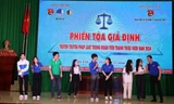 Phiên tòa giả định tuyên truyền, giáo dục pháp luật đến đoàn viên, thanh niên