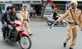 Cảnh sát giao thông thực hiện nhiệm vụ. Ảnh minh họa. 