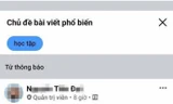 Dòng trạng thái được giáo viên này đưa lên mạng trước giờ học sinh làm bài khảo sát môn Toán 29/5. 