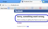 Facebook gặp lỗi, người dùng gặp nhiều khó khăn