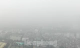 Sáng nay không khí Hà Nội lên ngưỡng ô nhiễm đỏ- có hại cho sức khỏe tất cả mọi người.