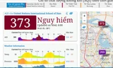 Ô nhiễm không khí lại vọt ngưỡng nguy hại vào sáng nay