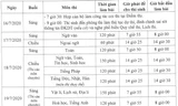 Lịch thi vào lớp 10 Hà Nội cụ thể