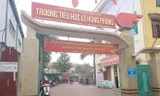 Trường tiểu học Lê Hồng Phong, nơi phụ huynh phản ánh trường cho học sinh yếu kém nghỉ học để thi giáo viên giỏi.