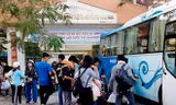 Học sinh tham gia hoạt động trải nghiệm ở Đà Lạt