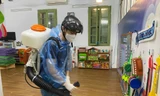 Hà Nội tiếp tục khử khuẩn lần thứ 5 trường học.
