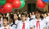 Hà Nội quy định, lễ khai giảng năm nay, học sinh không được thả bóng bay.