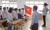Vĩnh Phúc tổ chức chào cờ tại lớp trong thời gian học sinh đi học.