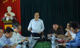 Bộ trưởng Phùng Xuân Nhạ làm việc tại Hưng Yên sáng 31/3 