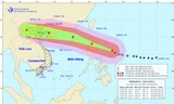 Siêu bão Mangkhut có thể gây mưa rất lớn nhiều vùng trên cả nước