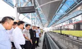 Thủ tướng kiểm tra tiến độ Dự án đường sắt đô thị đoạn Nhổn-Ga Hà Nội 