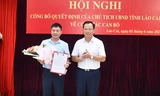Công bố quyết định của Chủ tịch tỉnh Lào Cai về công tác cán bộ