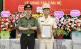Điều động, bổ nhiệm cán bộ chủ chốt Công an 3 tỉnh