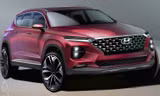 Hình ảnh ban đầu của Hyundai SantaFe thế hệ mới