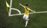 Colombia-Uruguay (2-0): Chiến thắng của James Rodriguez