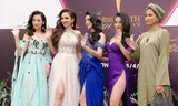 Trúc Diễm, Nam Em, Phương Khánh hội ngộ tại sự kiện công bố "Miss Earth Vietnam 2021"