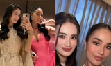 Nhan sắc 'kẻ tám lạng, người nửa cân' của 'nàng Hậu' Việt với 'mỹ nhân' đình đám Thái Lan tại 'Miss World 2025'