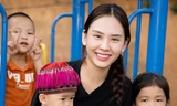 Hoa hậu Mai Phương tích cực đến các điểm trường khó khăn thực hiện chuỗi dự án nhân ái