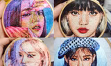 Gen Z tạo hình tranh thêu tay nhóm nhạc BLACKPINK, nhân vật hoạt hình Ghibli đẹp ngỡ ngàng