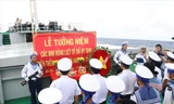 Lễ Tưởng niệm Anh hùng Liệt sỹ hy sinh khi làm nhiệm vụ trên vùng biển thềm lục địa phía Nam của Tổ quốc 