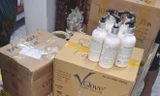 Tạm giữ hàng chục tấn hóa chất và mỹ phẩm không rõ nguồn gốc 