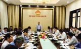 Bộ trưởng GTVT Trương Quang Nghĩa chủ trì cuộc họp. Ảnh: Báo Giao thông