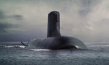 Tàu ngầm Barracuda-sát thủ phi hạt nhân dưới nước lớn nhất thế giới. Ảnh đồ họa: DCNS