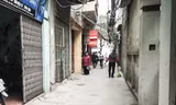 Con ngõ nơi xảy ra vụ việc.