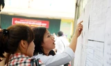 Thí sinh xem điểm thi đại học. Ảnh minh họa