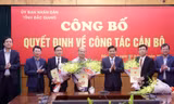 Lãnh đạo tỉnh Bắc Giang chúc mừng ba tân giám đốc sở