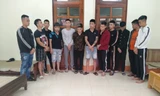 Các đối tượng tại cơ quan công an