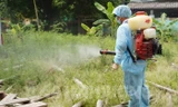 Cơ quan chức năng tỉnh Bắc Ninh phun hóa chất phòng chống dịch bệnh