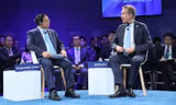 Thủ tướng Phạm Minh Chính trả lời câu hỏi 'nóng' của Chủ tịch WEF