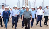 Thủ tướng Phạm Minh Chính thị sát dự án sân bay Long Thành 
