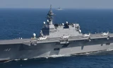 Tàu khu trục trực thăng lớp Izumo của Lực lượng Phòng vệ biển của Nhật Bản. Ảnh: JMSDF.
