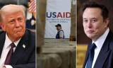 Tổng thống Mỹ Donald Trump và tỷ phú Elon Musk kịch liệt chỉ trích Cơ quan Phát triển Quốc tế Mỹ (USAID). Ảnh: Business Standard.